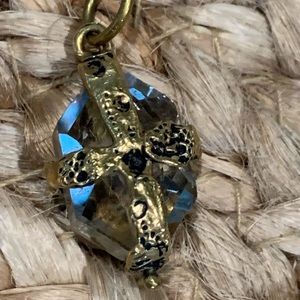 Waxing poetic pendant faith cross crystal